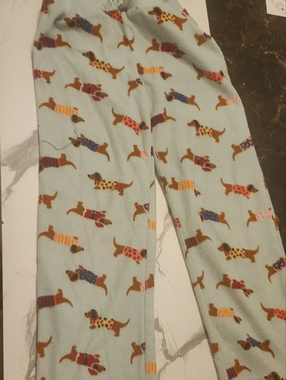 Old Navy Kids Light Blue Dachshund Print Pajama Pants